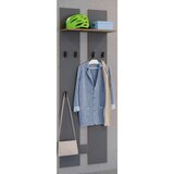 MID.YOU Stenski Obešalnik Salia L, Antracit | Shoptok.si