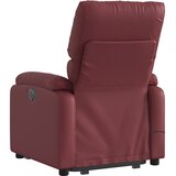  Električni masažni naslonjač na podizanje crvena boja vina | shoptok.hr