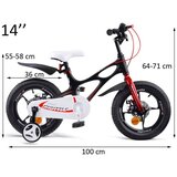  Dječji bicikl 14" Space Shuttle crni 8,7kg | shoptok.hr