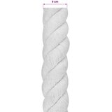  Konop Bijelo 5 x 5 x 1000 cm Pamuk | shoptok.hr
