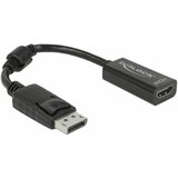 Delock 61849 DisplayPort / HDMI adapter [1x muški konektor DisplayPort - 1x ženski konektor HDMI] crna s feritnom jezgro | Eponuda.ba