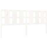 Maison Chic posteljno vzglavje - vzglavna omarica - nočna omarica belo 205,5x4x100 cm trdna borovina, (21706523) | Shoptok.si