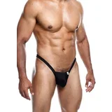 y buns thong black l
