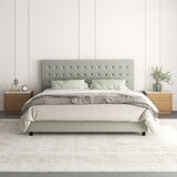 Støraa Siva oblazinjena zakonska postelja 180x200 cm Emily – | Shoptok.si