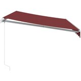 Tenda na ručno uvlačenje bordo 350 x 250 cm | shoptok.hr