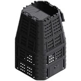 Vrtni kompostnik črn 93,3x93,3x146 cm 1000 L, (20980906) | Shoptok.si