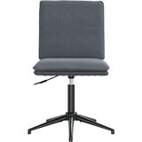 vidaXL Jedilni stoli 2 kosa temno siv žamet | Shoptok.si