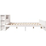  s regalom z knjige bez madraca bijeli 135x190cm borovina | shoptok.hr