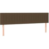  Krevet s oprugama i madracem tamnosmeđi 160x200 cm tkanina | shoptok.hr