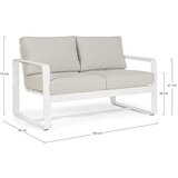 BIZZOTTO Bel aluminijast vrtni kavč Merrigan – | Shoptok.si