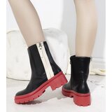 Gemre Black ankle boots with Albina stripe | Shoptok.si