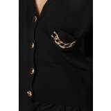 Trendyol Black Accessory Detailed Knitwear Cardigan | Shoptok.si