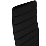  Set od 4 stolice s oblikovanim naslonom od crnog baršuna | shoptok.hr