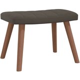  Stolica za ljuljanje s osloncem za noge tamnosiva baršunasta | shoptok.hr