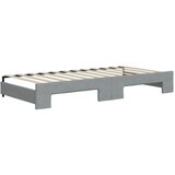  Dnevni krevet na razvlačenje svjetlosivi 90 x 200 cm od tkanine | shoptok.hr