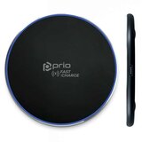 Prio Fast Charge bežični punjač 15W (USB C) crni | shoptok.hr