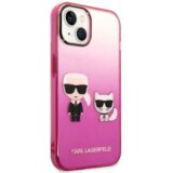 Karl Lagerfeld KLHCP14MTGKCP za iphone 14 plus gradient roza zaščita - full bodies | Shoptok.si
