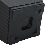  Kvadratna cvetlična posoda 24 pcs Črna 20 x 20 x 16 cm Plastika, (5000207794) | Shoptok.si