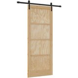  Klizna vrata Prirodna 86 x 211 cm Masivna borovina | shoptok.hr