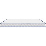 vidaXL Vzmetnica s spominsko peno bela 200x200x17 cm | Shoptok.si