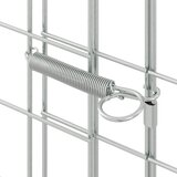  Kavez za zečeve Srebrno 200 x 100 x 210 cm Cinkani čelik | Eponuda.com