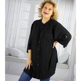 Pri Elegant oversize blouse shirt with stand-up collar ANNA | shoptok.hr