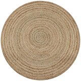 vidaXL Preproga pletena juta 120 cm okrogla, (20668548) | Shoptok.si