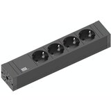 Bachmann 420.0017 razdelilna letev črna vtičnica 1 kos, (20453987) | Shoptok.si