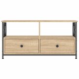 TV ormarić boja hrasta sonome 90 x 33 x 45 cm od drva i željeza | shoptok.hr