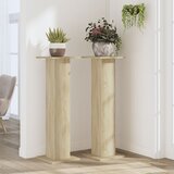 Stalci za biljke 2 kom boja hrasta 30 x 30 x 95 cm drveni | shoptok.hr