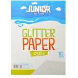 Junior jolly Glitter Paper, papir sa šljokicama, A4, 250g, 10K, odaberite nijansu Srebrna Cene