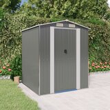 vidaXL vrtna lopa svetlo siva 192x191x223 cm pocinkano jeklo | Shoptok.si