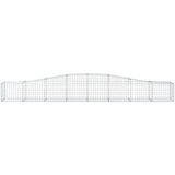  Lučne gabionske košare 15 kom 400x50x40/60 cm pocinčano željezo | shoptok.hr