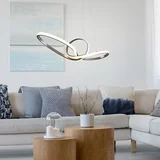 Trio Leuchten Dizajnerska viseča svetilka iz jekla z LED 3-stopenjsko zatemnitvijo - Levi