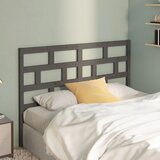  Uzglavlje za krevet sivo 156 x 4 x 100 cm od masivne borovine | shoptok.hr
