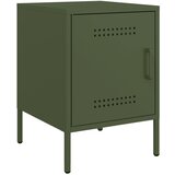 Furnova Nočna omarica olivno zelena 36x39x50,5 cm jeklo, (21926616) | Shoptok.si