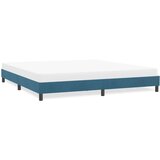  posteljni okvir brez vzmetnice temno modra 180x220 cm žamet, (21829119) Cene