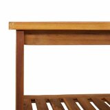  Vrtni ormar Prirodna 90 x 40 x 90cm Čvrsto drvo akacije | shoptok.hr