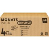 babylove Premium pelene maxi veličina 4 (8-14 kg) - mesečno pakovanje, 4x42kom 168 kom Cene