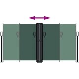  Bočna tenda na uvlačenje tamnozelena 120 x 1200 cm | shoptok.hr