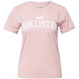 Hollister Majica roza / bela | Shoptok.si