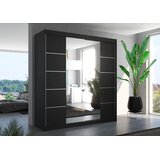 ADRK GARDEROBNA OMARA DALMATIA 200 CM (VEČ BARV)-Črna | Shoptok.si