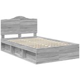  Konstrukcija postelje z vzglavjem Siva Sonoma 120 x 200 cm, (5000102134) | Shoptok.si