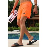 Madmext Swim Shorts - Orange - Plain Cene