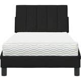  Krevet s madracem crni 90x190 cm od tkanine | shoptok.hr