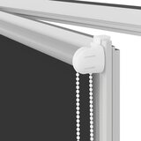 vidaXL rolo zatemnjena črna 80x130 cm tkanina širina 75,7 cm poliester | Shoptok.si