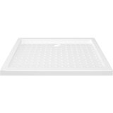  Podloga za tuširanje s točkicama bijela 90 x 70 x 4 cm ABS | shoptok.hr