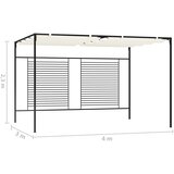  Sjenica s pomičnim krovom 3 x 4 x 2,3 m krem 180 g/m² | Eponuda.ba