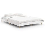 The Living Store Posteljni okvir bel 140x190 cm inženirski les - Posteljni Okvir, (21526918) | Shoptok.si