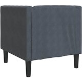 SOFA Tamno siva 74,5 x 71 x 70,5 cm Baršun | shoptok.hr